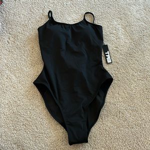 NWT TA3 Black One Piece “Lacey” Swimsuit